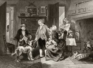 George Washington hears his mother convince him not to go to sea as a midshipman, from 